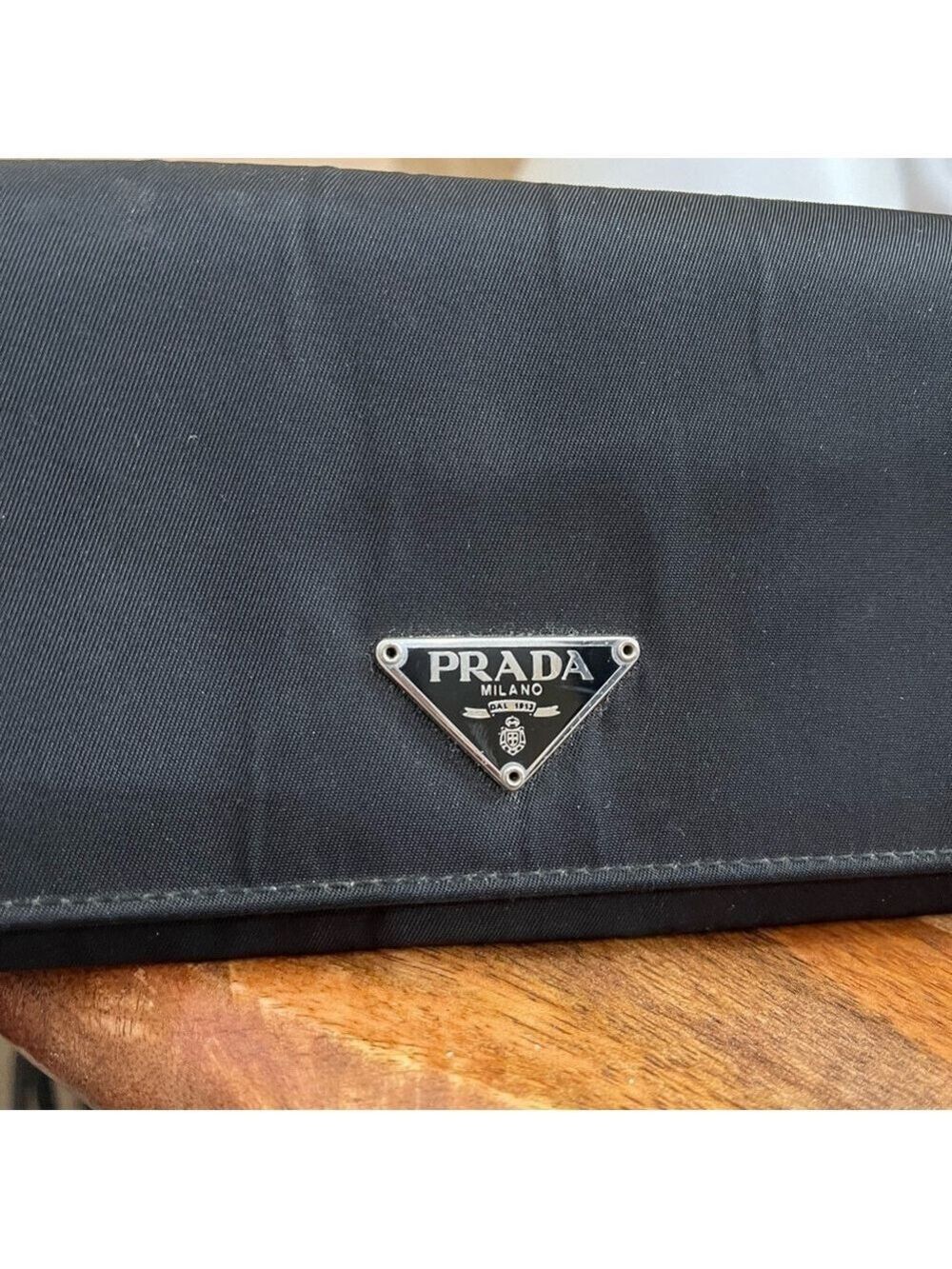 PRADA BIFOLD NYLON WALLET - Picture 3 of 15